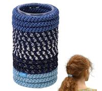 LEBKFT 15 Pcs Thick Hair Bobbles for Women and Girls, No Damage Ponytail Holders Strong Elastic Hair Ties and Bands for Thick Hair, Mixed Colors