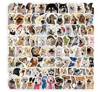LEBKFT 200 PCS Cute Dog Meme Stickers Pack, Waterproof Vinyl Animal Stickers Aesthetic Decals for Laptop Water Bottle Scrapbooking Journaling Phone Case for Adults and Dog Lovers