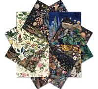 LEBKFT 24 Sheets Floral Scrapbook Paper, 12 Designs Flowers Patterned Decorative Cardstock Pads Scrapbooking Supplies for Scrapbookers Card Making DIY Crafts Journaling and Decoupage (Forest Style)