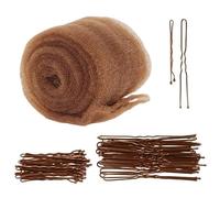 LEBKFT Hair Donut & Bun Maker Kit with 70 Hairpins, 180cm Nylon Padding Volumizer for Updos Braids & Voluminous Buns Hair Filler Sponge & Bun Shaper for Wedding Tools and Salon Styling Accessories