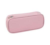 LEBKFT Large Capacity Pencil Case, Big Storage Pen Bag with Zipper Stationery Organizer for Boys Girls Teen College Students School Office Supplies and Makeup Bag (Pink)