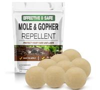 LEBMP Mole Repellent, Gopher Repellent, Vole Repellant Outdoor, Moles Deterrent for Lawn, Mole Control, Groundhog Repellents, Garden Armadillo Repellant, Keep Mole and Vole Out of Your Yard-8P