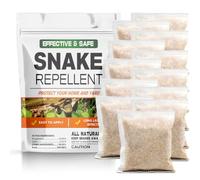 LEBMP Snake Repellent for Yard Powerful, Snakes Away Repellent for Outdoors, Snake Deterrent Pet Safe Indoor, Yard Snake Out Repellant, Keep Snake Out of Home, Garden, Garage, Camping - 12 Pouches