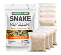 LEBMP Snake Repellent for Yard Powerful, Snakes Away Repellent for Outdoors, Snake Deterrent Pet Safe Indoor, Yard Snake Out Repellant, Keep Snake Out of Home, Garden, Garage, Camping - 8 Pouches