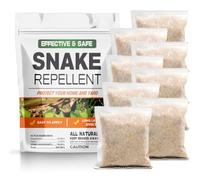 LEBMP Snake Repellent for Yard Powerful, Snakes Away Repellent for Outdoors, Snake Deterrent Pet Safe Indoor, Yard Snake Out Repellant, Keep Snake Out of Home, Garden, Garage, Camping - 8 Pouches