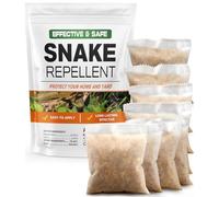 LEBMP Snake Repellent for Yard, Snake Away Repellent for Outdoors, Pet Safe Snakes Repellant, Garden Snake Deterrent, Keep Snakes Out of Backyard, Garage, House-8 Pouches