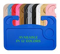 lebogner Steering Wheel Tray, Car Food Trays for Eating, Laptop, Tablet, iPad Or Notebook, Hook On Auto Steering Wheel Desk Table, Fits Most Vehicles Steering Wheels, Travel Car Accessories, Dark Blue
