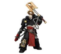 LEBOO JOYTOY Warhammer 40K 1/18 Action Figure Black Templars Execrator 2 with Crozius Arcanum and Master-Crafted Power Weapon
