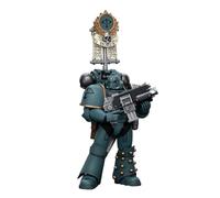 LEBOO JOYTOY Warhammer 40k The Horus Heresy Sons of Horus MKVI Tactical Squad Legionary with Legion Vexilla 1/18 Scale Collectible Action Figure
