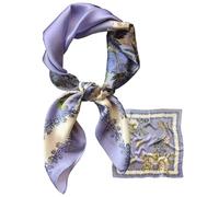 LEBOOBELL Womens Square Silk Like Headscarves Neck Scarfs Satin Bandana 27.5 Inch