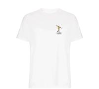 LeBron James Badge Men's T-Shirt - White / XL