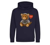Lebron James Leopard Logo Kids Hoodie - Navy / S Men