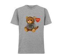 Lebron James Leopard Logo Men's T-Shirt - Gray / L