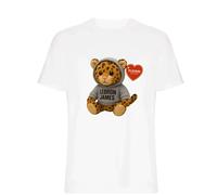 Lebron James Leopard Logo Men's T-Shirt - White / M