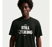 LeBron 'Shut Up and Dribble' Nike Men's Basketball T-Shirt - Black - Cotton XL Extra Tall