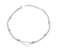 LeCalla 925 Sterling Silver Cable Chain Anklet for Women Teen, Basic Chain Link Anklets Beach Anklets, Summer Jewelry 10 Inch Anklet