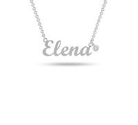 LeCalla 925 Sterling Silver Personalised Signature Chain Name Pendant - Custom Handwriting, Initials, Year Number Pendant for Women & Teens, Personalised pendant gift for Women