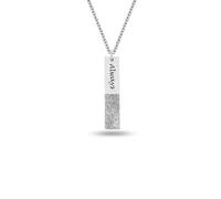 LeCalla Personalized Customized Actual Fingerprint Engraved Memorial Necklace for Women Teen …