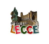 Lecce Italy 3D Fridge Magnet Souvenir Gift,Resin Handmade Lecce Refrigerator Magnet Home & Kitchen Decoration Collection