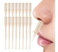 LECDOA 2-in-1 Nasal Hair Cutter, 2025 New Double-Sided Nose Hair Trimmer with Ear Picker for Men and Women, 360° Rotating Nose Hair Removal Tool (16 PCS)