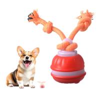 LECDOA Interactive Dog Toys, Smart Touch-Activated Automatic Rolling Ball, USB Rechargeable Bouncing Dog Ball, Suitable for Cats and Small to Medium-Sized Puppies (Orange)