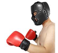 Lecerrot Boxing Head Guard Helmet, Kickboxing Head Gear For Adults/Kids, Boxing Headguard Training Headgear, Full Face Protection Guard Sparring Helmet Head Guard, Fighting Protecting Equipment