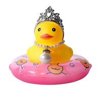 Lecerrot Cowboy Duck Car Accessories, Car Duck Decoration Dashboard, Yellow Duck With Hat Sunglasses Chain, Car Accessories Interior Aesthetic, For Todd-lers Boys Girls Favours