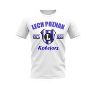 Lech Poznan Women's Womens Established Football T-Shirt in White | Size: Medium Lech Poznan White M