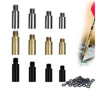 Lechengjia 12 Pieces of Dart Weights in 3 Colors, Dart Weights Brass, Darts Weight Dart Tool Kit for Dart Counterweight Accessories（Wigh:1.5g, 2.0g, 2.5g, 3g）