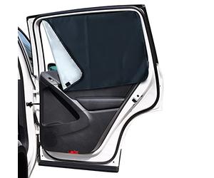 Lechin Universal Car Window Shade with Magnets - Side Sun Shade Curtain Blocks Heats and UV Rays - 2 Pack