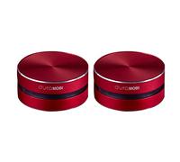 Lechnical Bone Conduction Speaker, 2 Pack Wirelessly BT Speaker Bone Conduction Speakers Mini Portable Loud Stereo Sound Built-in Mic Sound Box Red