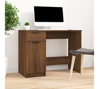 Lechnical Desk Brown Oak 100x50x75 cm Engineered Wood,Desks,Computer Desk,Office Desk,Home Office Desk,Study Computer Desk