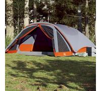 Lechnical Family Tent Cabin 6-Person Grey Waterproof,Lightweight,Waterproof,Windproof Tent Suitable for Traveling,Beach,Camping,Hiking,Mountaineering-94748