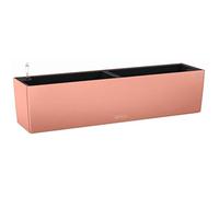 Lechuza BALCONERA Color 80 Self Watering Planter Plastic Indoor/Outdoor Flower Plant Pot Table and Window Box with Drainage Hole H19 L80 W19 cm Coral Red