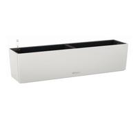 Lechuza BALCONERA Color Self Watering 80cm Window Box Planter, Light Grey | 1 pack, H19 L80 W19 cm, Large Size, Indoor, Outdoor, Drainage Hole, Quality Plastic, Frost-Resistant, Water Level Indicator