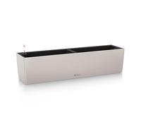 Lechuza BALCONERA Color 80 Self Watering Planter Plastic Indoor/Outdoor Flower Plant Pot Table and Window Box with Drainage Hole H19 L80 W19 cm Sand Brown