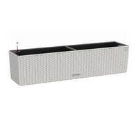 Lechuza Balconera Cottage 80 Light Grey Self-Watering Planter With Substrate And Water Level Indicator H19 L80 W19 Cm, 12L