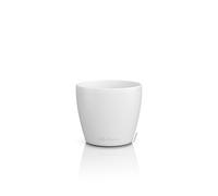 Lechuza Classico Color 10 Deco 16661 Table Pot Matte Surface Diameter 11 x 10 cm White