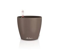 Lechuza Classico Color 14 Table Pot Nutmeg, Planter with Watering System, Water Level Indicator and Plant Insert, Matte Surface, Diameter 15 x 13.5 cm, 16698