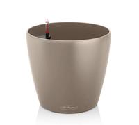 Lechuza Classico Color 35 Sand Brown Plastic Self-Watering Planter With Substrate And Water Level Indicator D35 H30 Cm