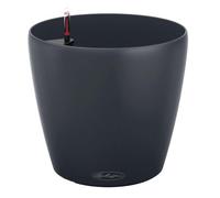 Lechuza Classico Color (Dia) 60Cm Slate Grey Plastic Self-Watering Large Round Planter D60 H55.5 Cm