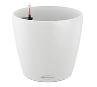 Lechuza Classico Color (Dia) 70Cm Large Round Planter For Trees, White Plastic Self-Watering Plant Pot D70 H64.5 Cm