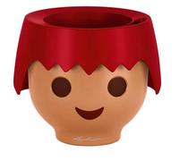 Lechuza Ojo (Dia) 21Cm Fire Red Plastic Self-Watering Planter With Water Level Indicator D21 H16 Cm