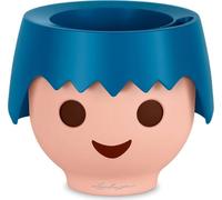 LECHUZA OJO Ocean Blue Poly Resin Table Self-watering Planter with Substrate D21 H16 cm