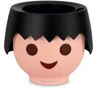 Lechuza OJO Playmobil Self Watering Planter Black Raven D21 H16 Indoor Plant Pot