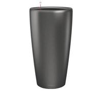 Lechuza Rondo 32 Charcoal Self-Watering Planter With Substrate And Water Level Indicator D32 H56 Cm