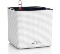 LECHUZA Self Watering Plant Pot Indoor CUBE Color 16 Plastic Small Flower Herb