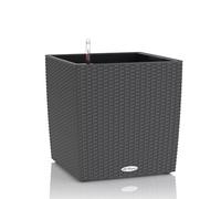 Lechuza Cube Cottage Planter Complete Set in Granite
