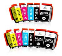 LeciRoba 202xl ink for Epson 202XL ink Cartridges and 202 Multipack for Epson Expression Premium XP-6000 XP-6005 XP-6100 XP-6105 printers (Pack of 11)