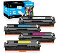 LeciRoba 219X for HP W2190X 219A W2190A toner for HP Color LaserJet Pro MFP 3302FDW 3302SDW 3302FDN 3302FDNG 3302FDWG 3302SDWG Color LaserJet Pro 3202DN 3202DW Printer (with chip,4-Pack)